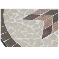 Siena Garden 875354 Stella Tisch 35,5x70x71,5cm Gestell Stahl matt-schwarz, Tischplatte Keramik mehrfarbig mosaikoptik Siena Garden 875354 Stella Tisch 35,5x70x71,5cm Gestell Stahl matt-schwarz, Tischplatte Keramik mehrfarbig mosaikoptik