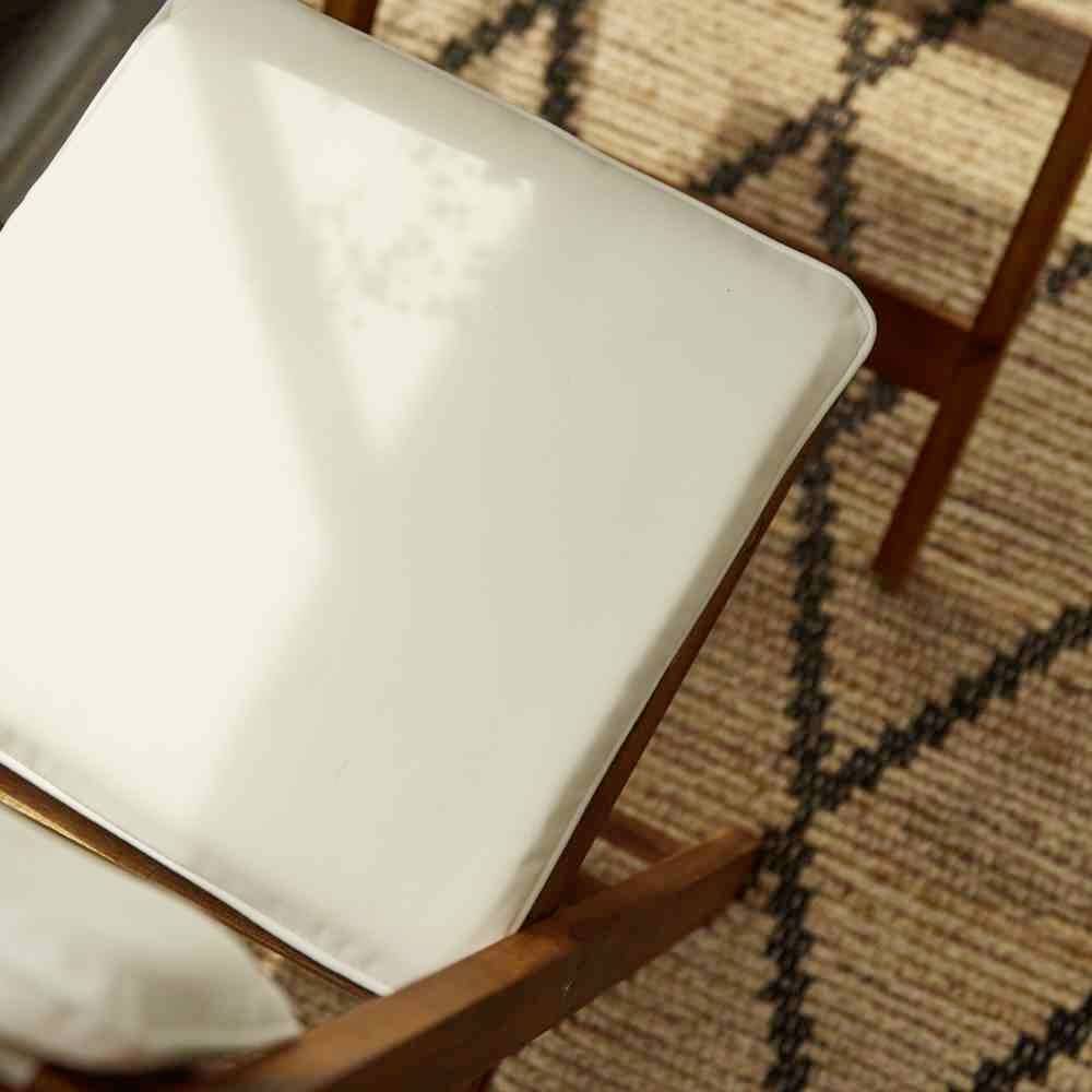 Siena Garden 673122 Almeria Balkonmöbelset, 3 tlg. Gestell und Fläche Akazienholz FSC®-Mix natur, inkl. Sitz- und Rückenkissen