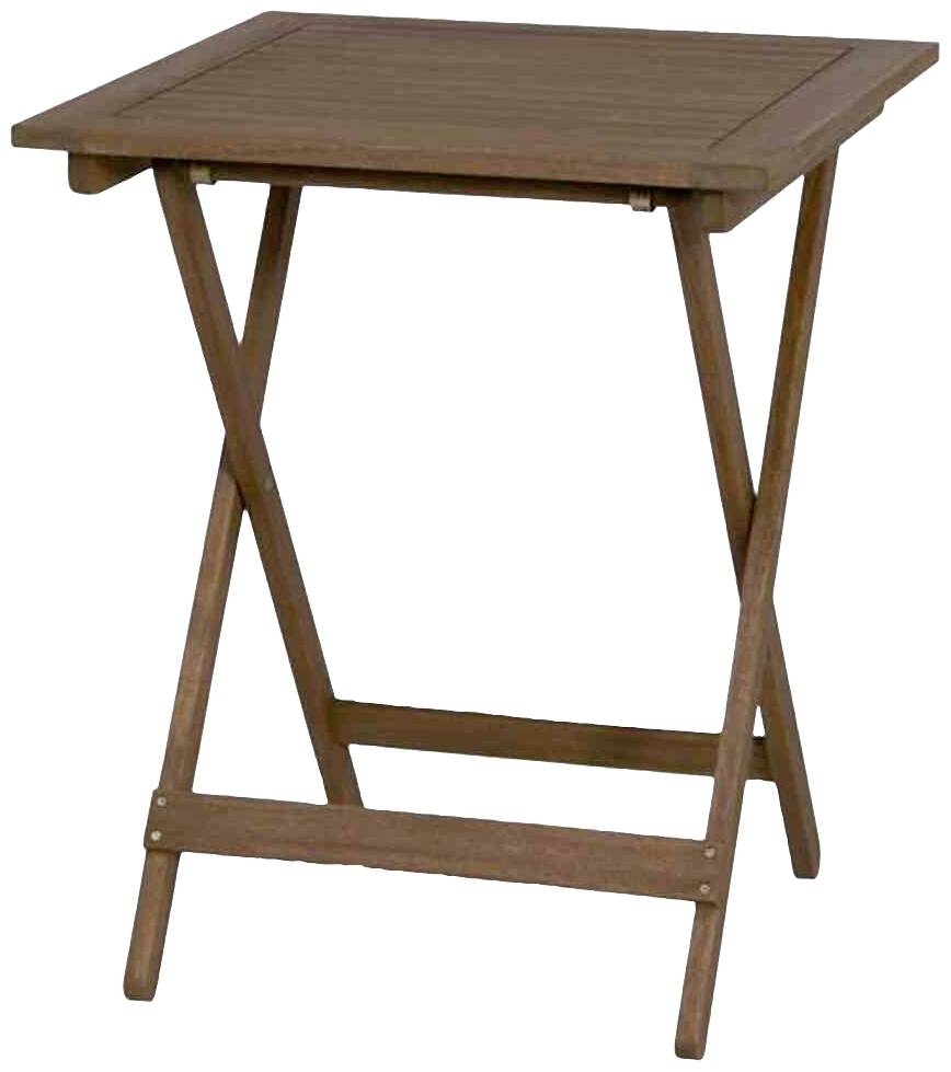 Siena Garden 673122 Almeria Balkonmöbelset, 3 tlg. Gestell und Fläche Akazienholz FSC®-Mix natur, inkl. Sitz- und Rückenkissen