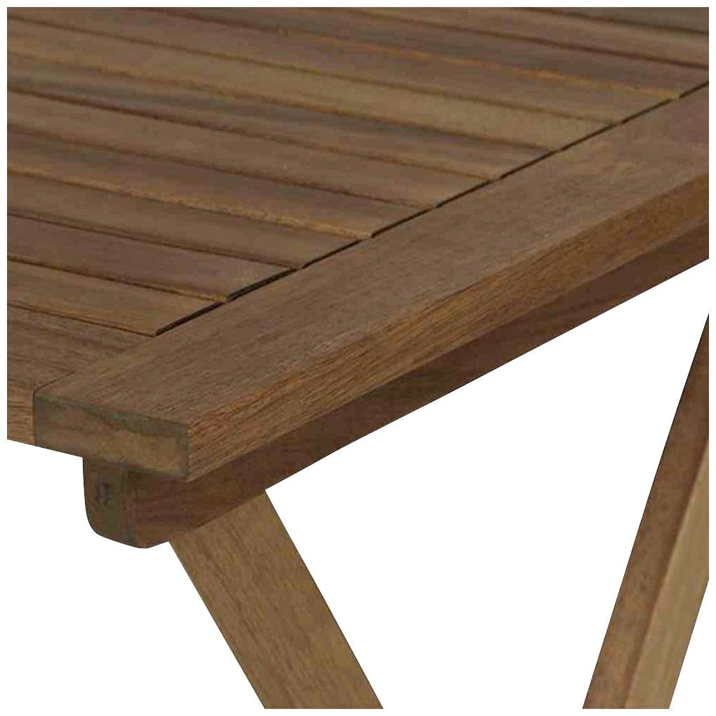 Siena Garden 673122 Almeria Balkonmöbelset, 3 tlg. Gestell und Fläche Akazienholz FSC®-Mix natur, inkl. Sitz- und Rückenkissen