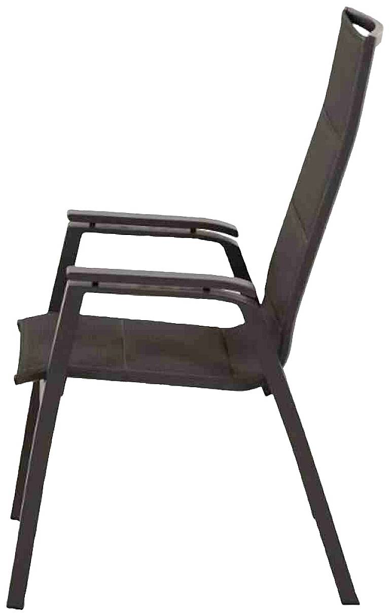 Siena Garden M21936 Milano Stapelsessel Alu,matt-anthrazit,Textilbezug padded