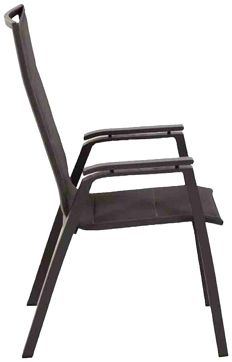 Siena Garden M21936 Milano Stapelsessel Alu,matt-anthrazit,Textilbezug padded
