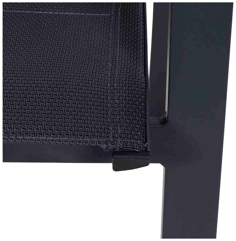 Siena Garden M21936 Milano Stapelsessel Alu,matt-anthrazit,Textilbezug padded
