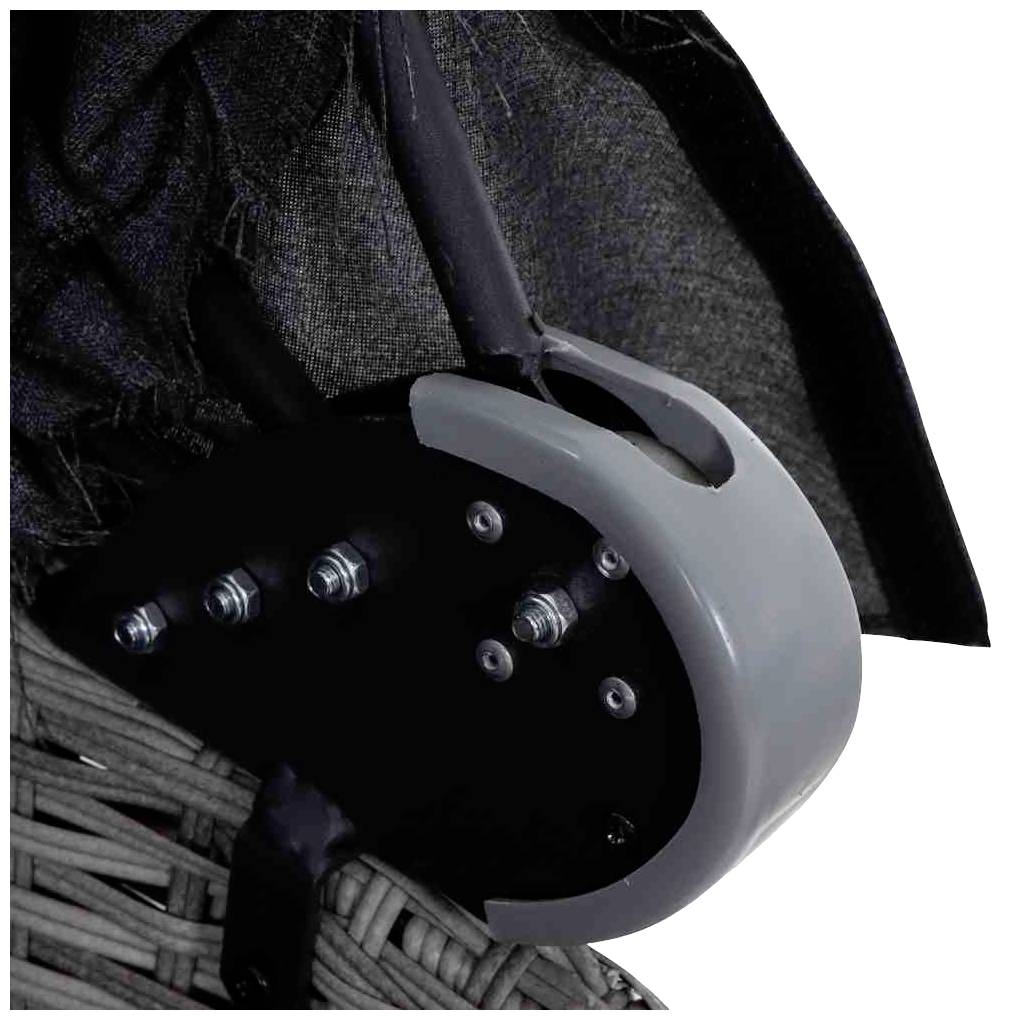 Siena Garden M03146 Luna Lounge Insel Alu, Geflecht, inkl. Kissen