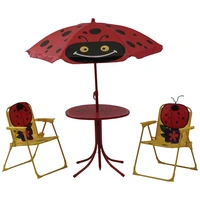 Siena Garden 672618 Marie Kindersitzgruppe 4 tlg. Gestell Stahl rot, Fläche 100% Polyester grün Siena Garden 672618 Marie Kindersitzgruppe 4 tlg. Gestell Stahl rot, Fläche 100% Polyester grün