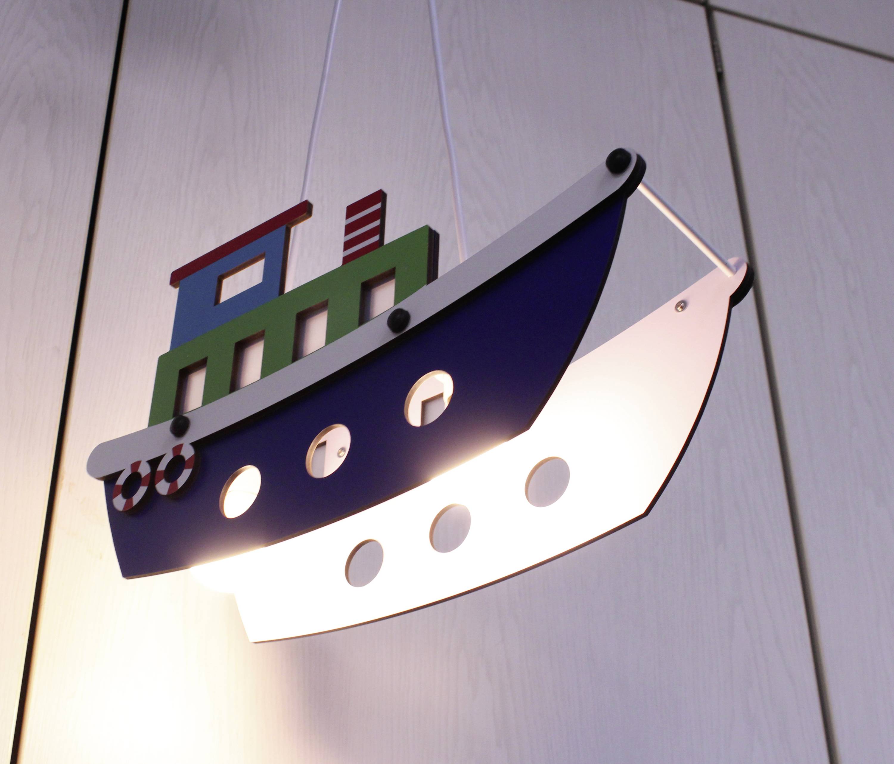 Insatech Schiff Pendelleuchte LED E14 20W Mehrfarbig