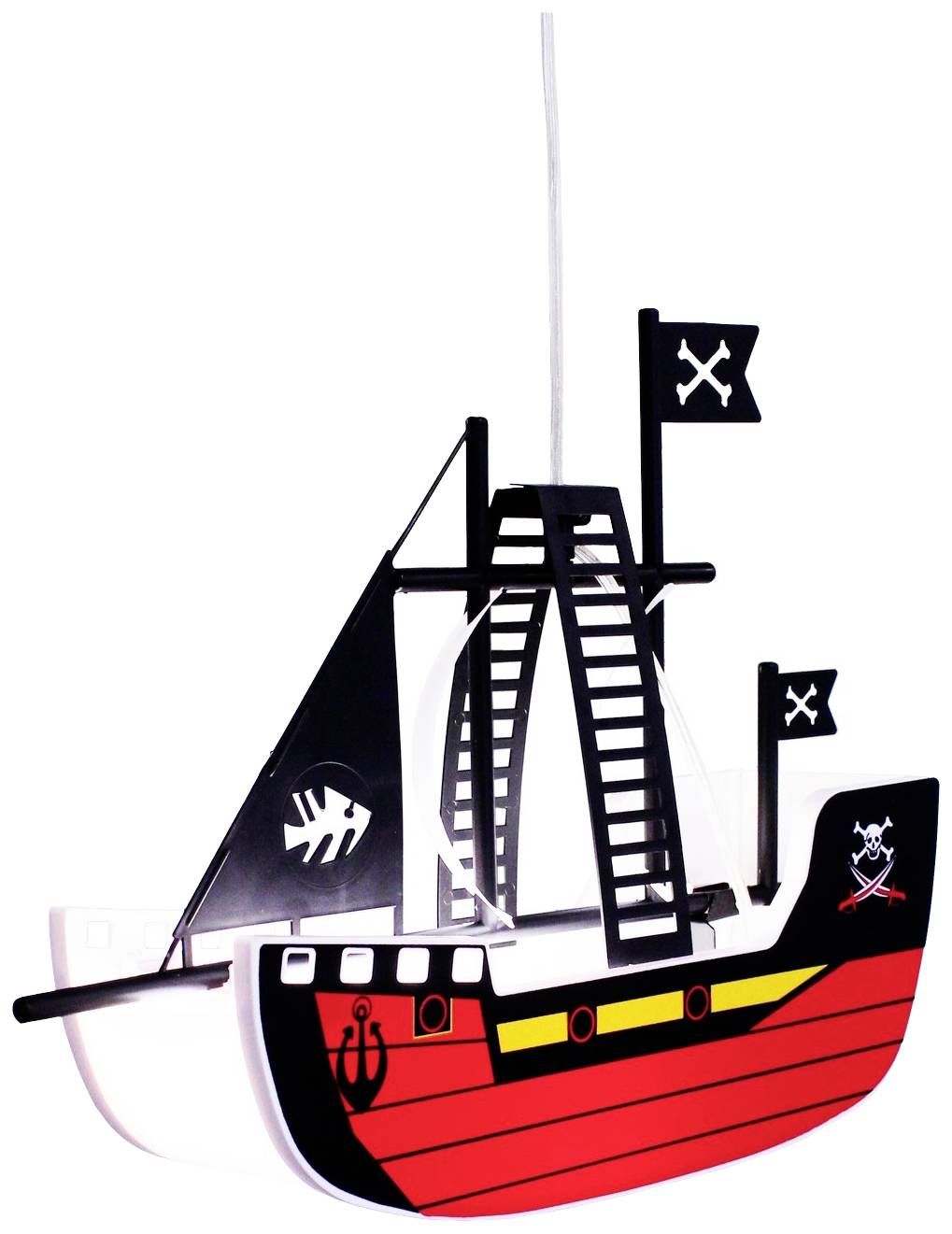 Insatech Piratenschiff Pendelleuchte LED E27 Mehrfarbig