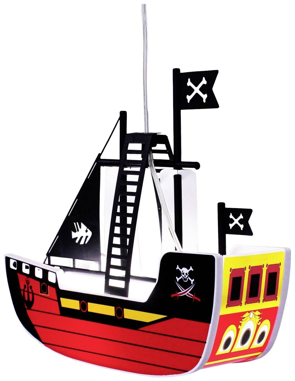 Insatech Piratenschiff Pendelleuchte LED E27 Mehrfarbig