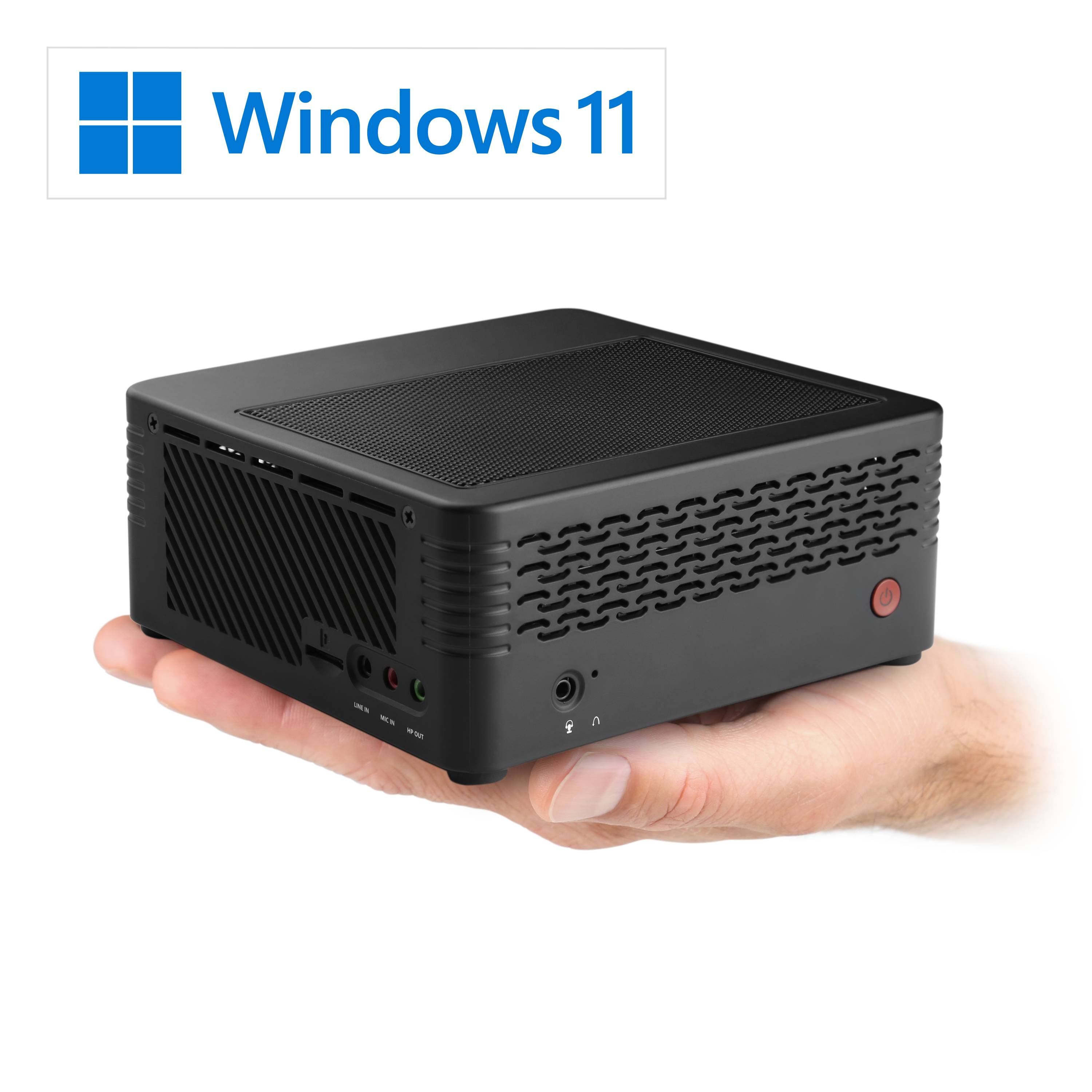 CSL Computer Mini PC X300 AMD Ryzen 7 5700G 16 GB RAM 1000 GB SSD AMD Radeon Graphics Win 11 Pro 83