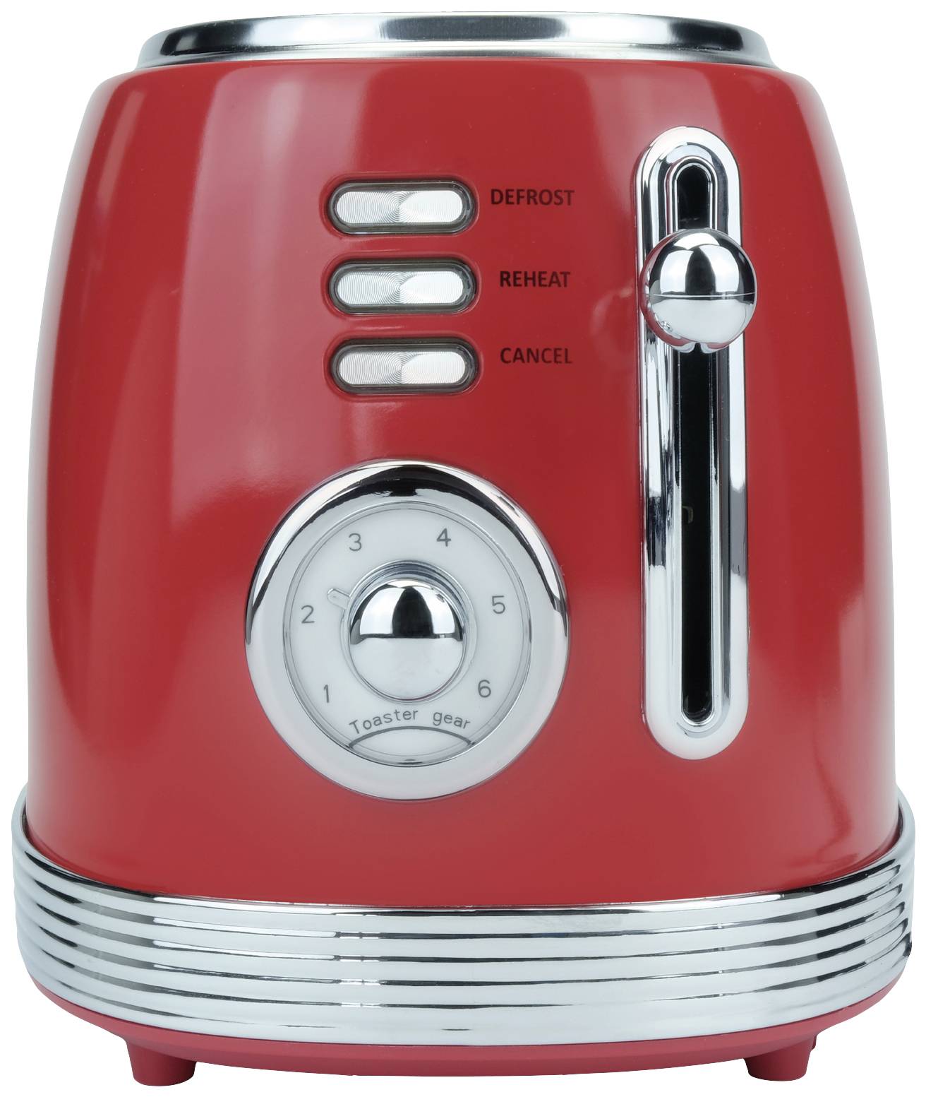 Korona 21668 Toaster mit Brötchenaufsatz Rot