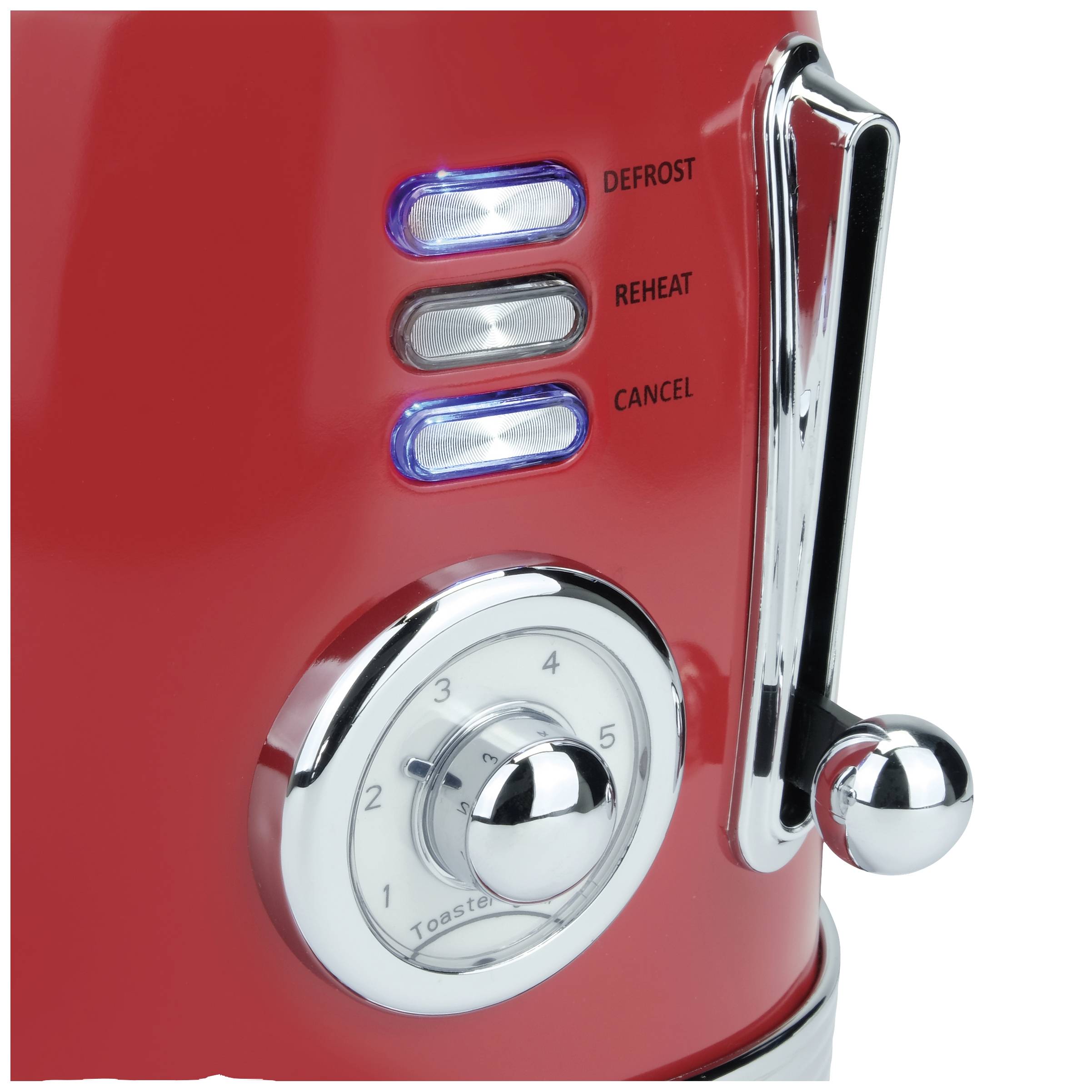 Korona 21668 Toaster mit Brötchenaufsatz Rot