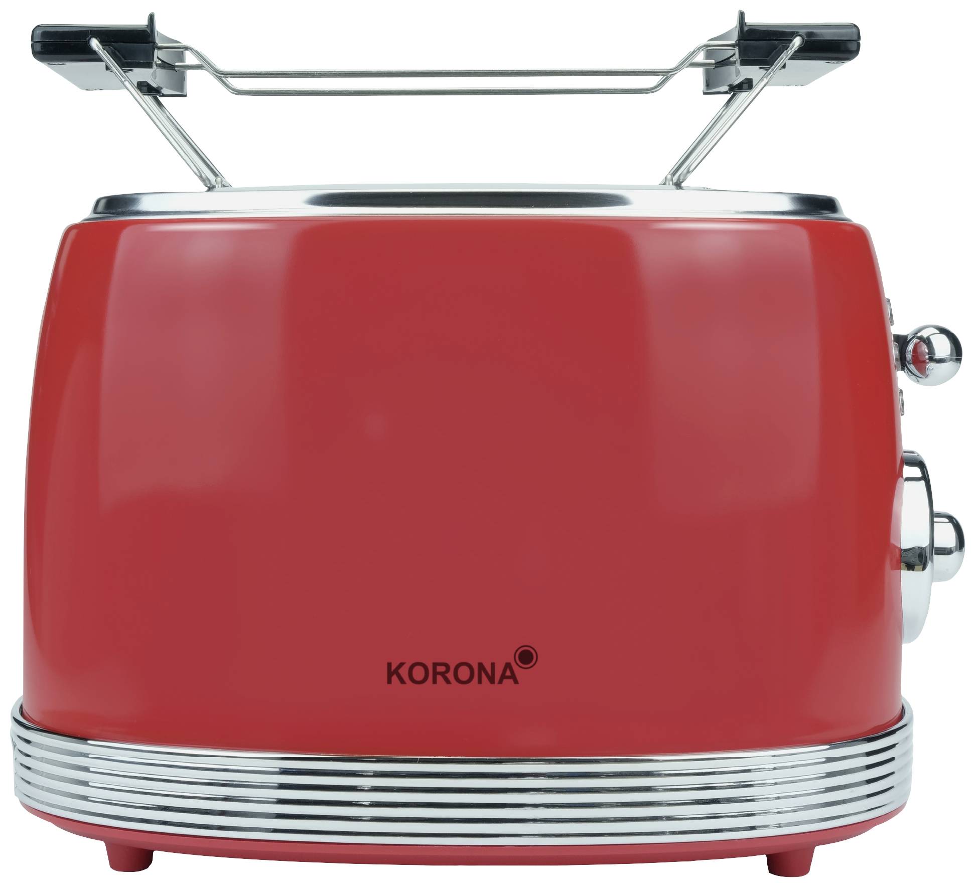 Korona 21668 Toaster mit Brötchenaufsatz Rot