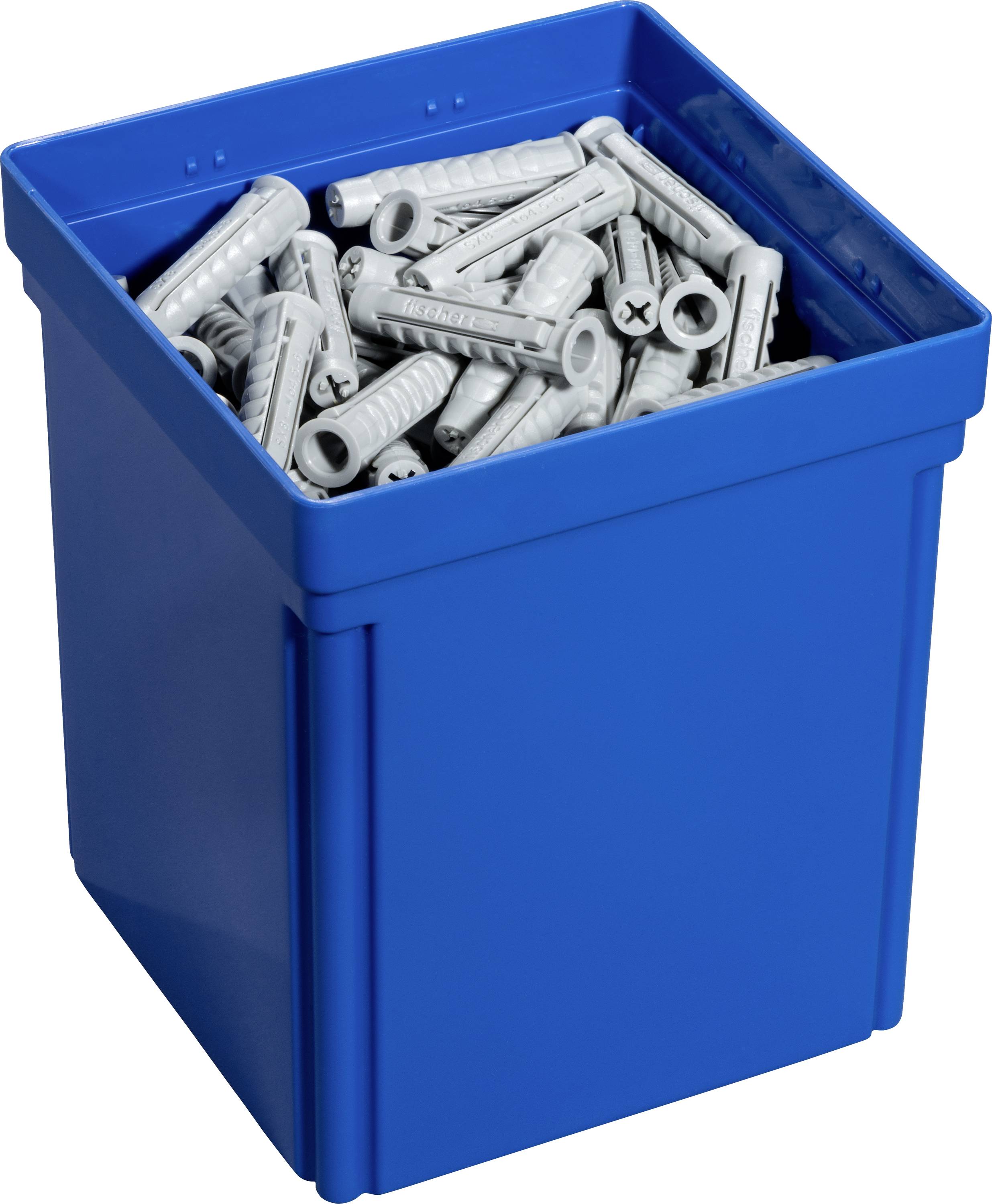 Allit EuroPlus Insert L 130/3 blau Box (B x H x T) 108 x 130 x 108mm Anzahl Fächer: 1 Inhalt 1St.