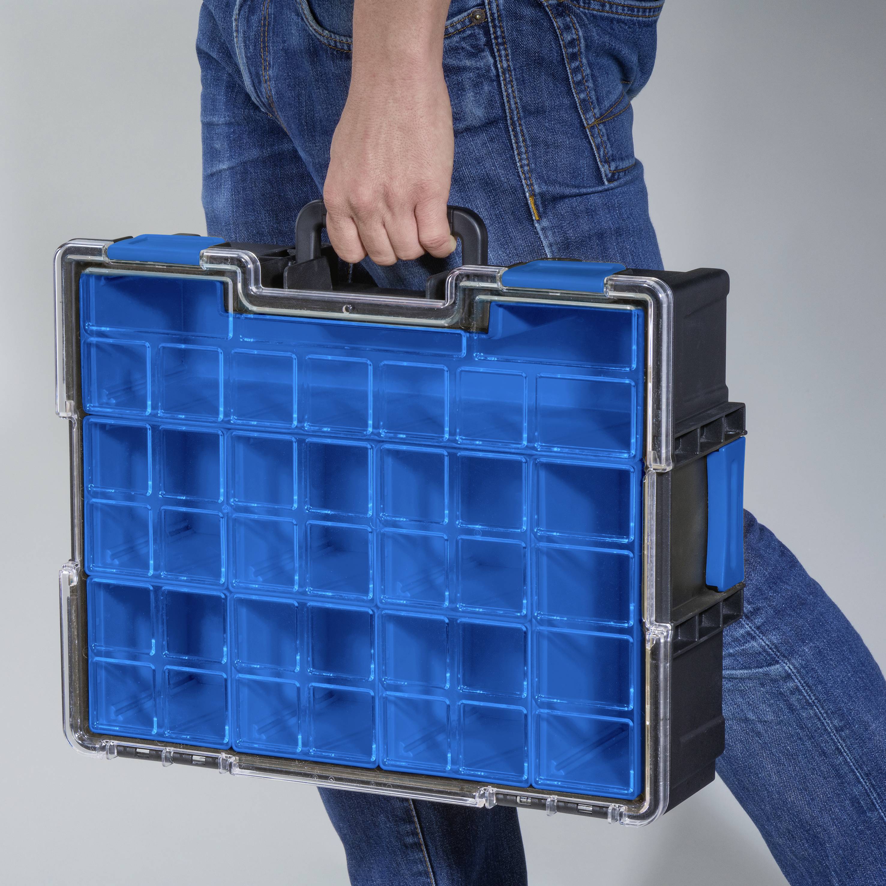 Allit EuroPlus Pro K 44.144/8L Sortimentskoffer (B x H x T) 440 x 144 x 355mm Anzahl Fächer: 8 Inhalt 1St.