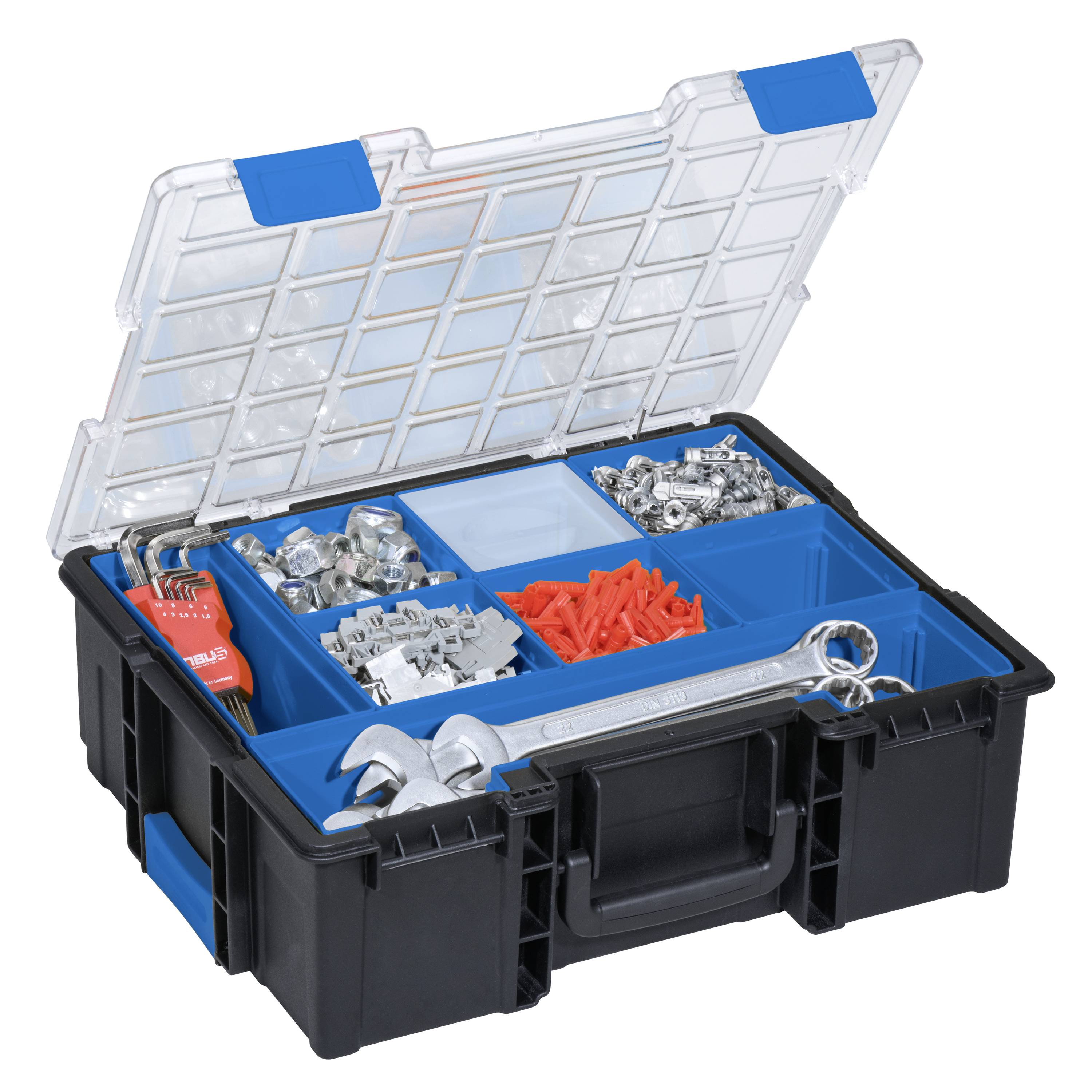 Allit EuroPlus Pro K 44.144/8L Sortimentskoffer (B x H x T) 440 x 144 x 355mm Anzahl Fächer: 8 Inhalt 1St.