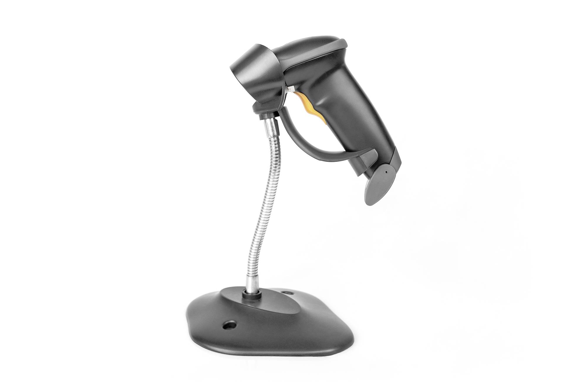 Digitus DA-81001 1D Barcode-Scanner Kabelgebunden 1D LED Schwarz Hand-Scanner inkl. Standfuß USB-A