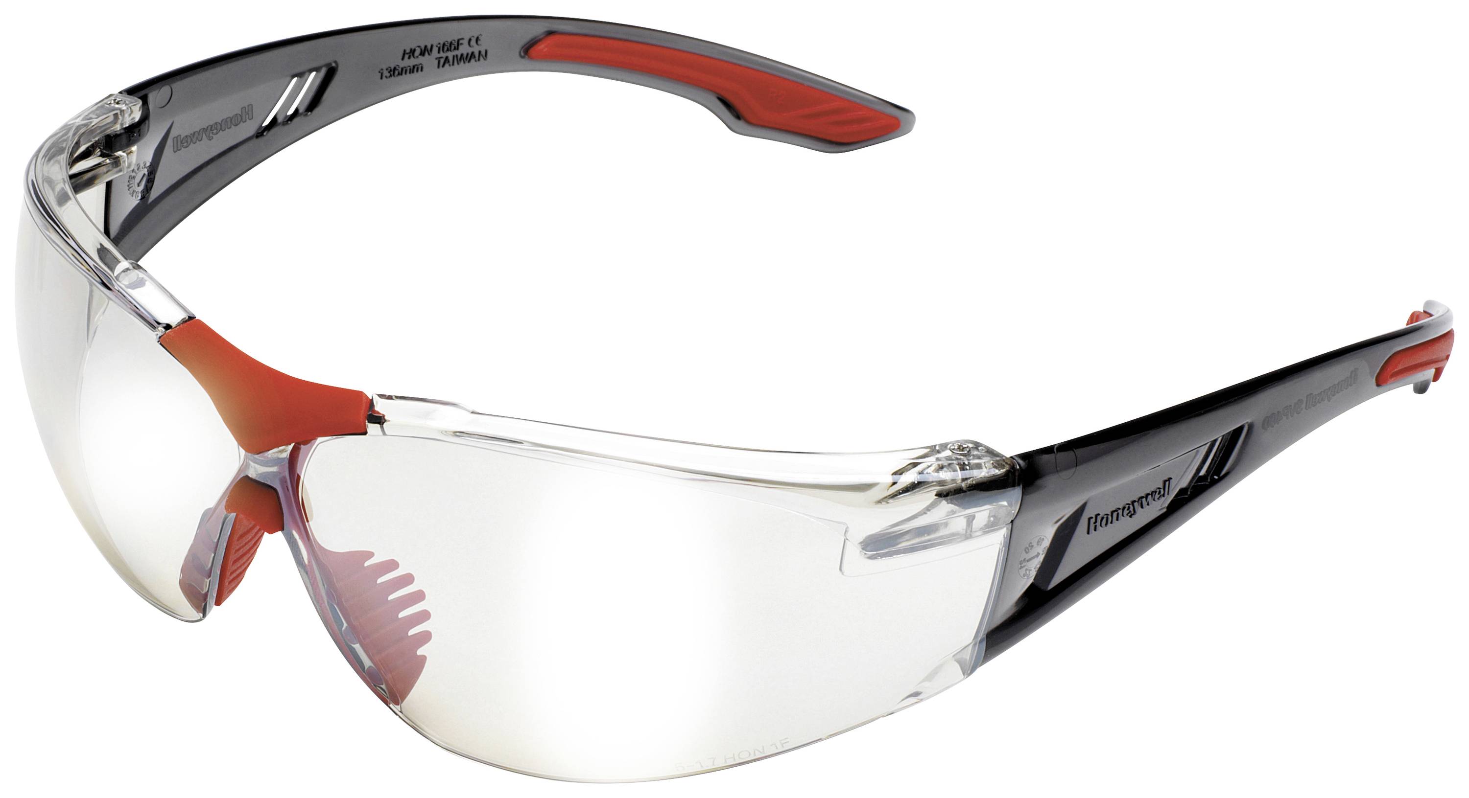 Honeywell 1035641 Schutzbrille Transparent, Rot