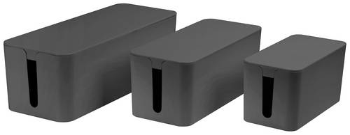 Digitus Kabel-Box Polystyrol Schwarz (L x B x H) 136 x 408 x 158mm 1 St. DA-90510