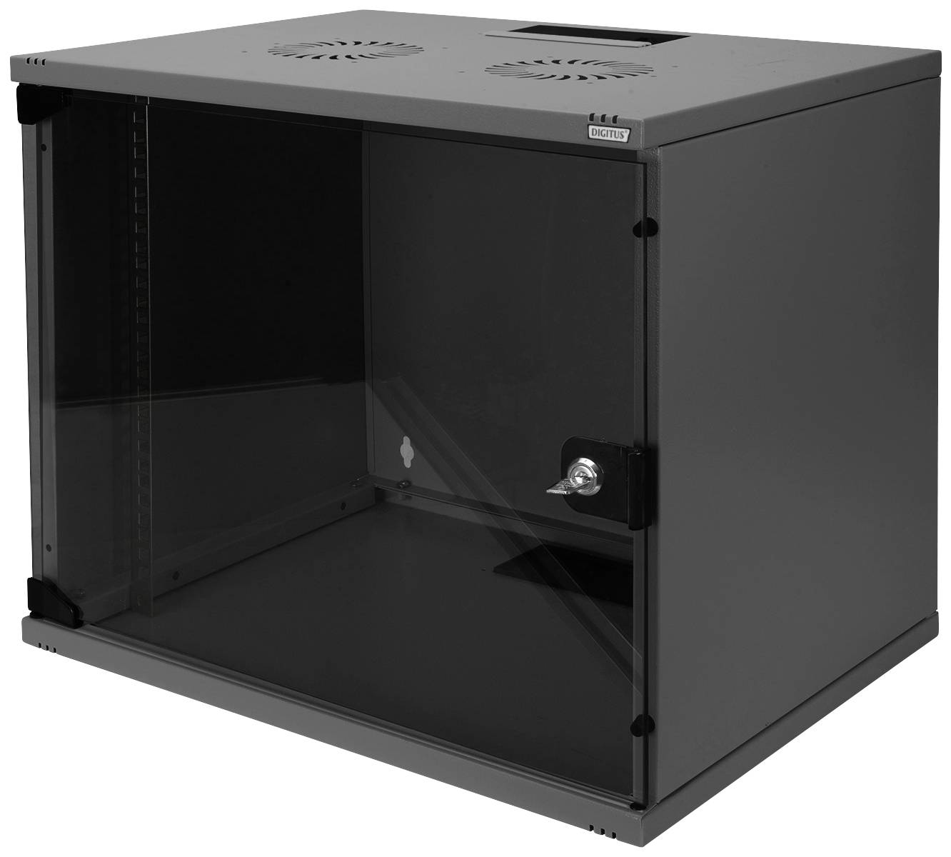 Digitus DN-19 09-U-S-SW 19 Zoll Wandgehäuse (B x H x T) 540 x 460 x 400 mm 9 HE Schwarz (RAL 9005)