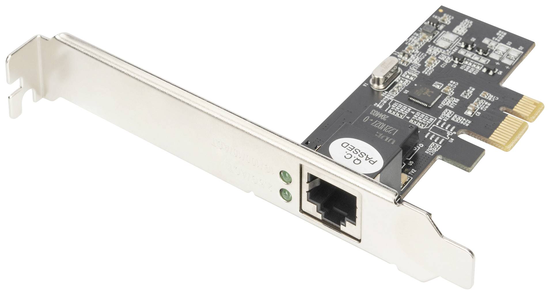 DIGITUS PCI Express Netzwerkkarte RJ45 Gigabit 2.5G RTL8125B Multimedia-Technik Netzwerkkarten