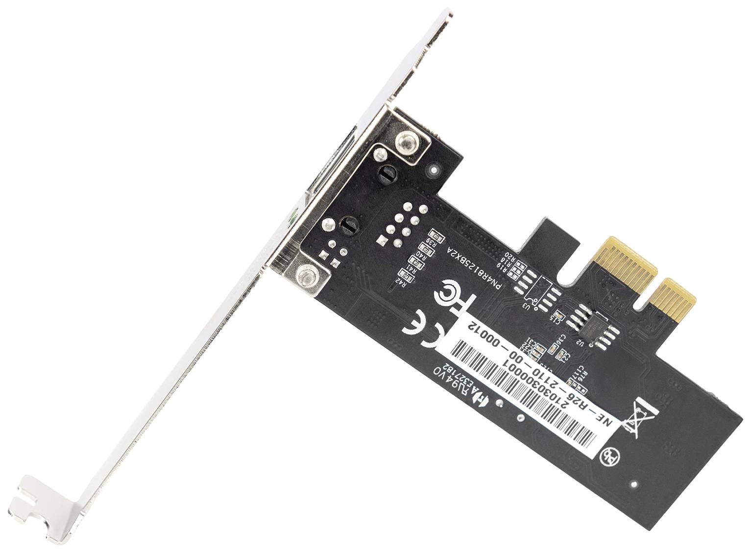 DIGITUS PCI Express Netzwerkkarte RJ45 Gigabit 2.5G RTL8125B Multimedia-Technik Netzwerkkarten