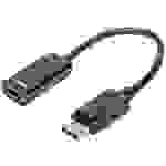 Digitus Adapter DisplayPort Stecker, HDMI-A Stecker 0.15m Schwarz AK-990903-002-S DisplayPort-Kabel