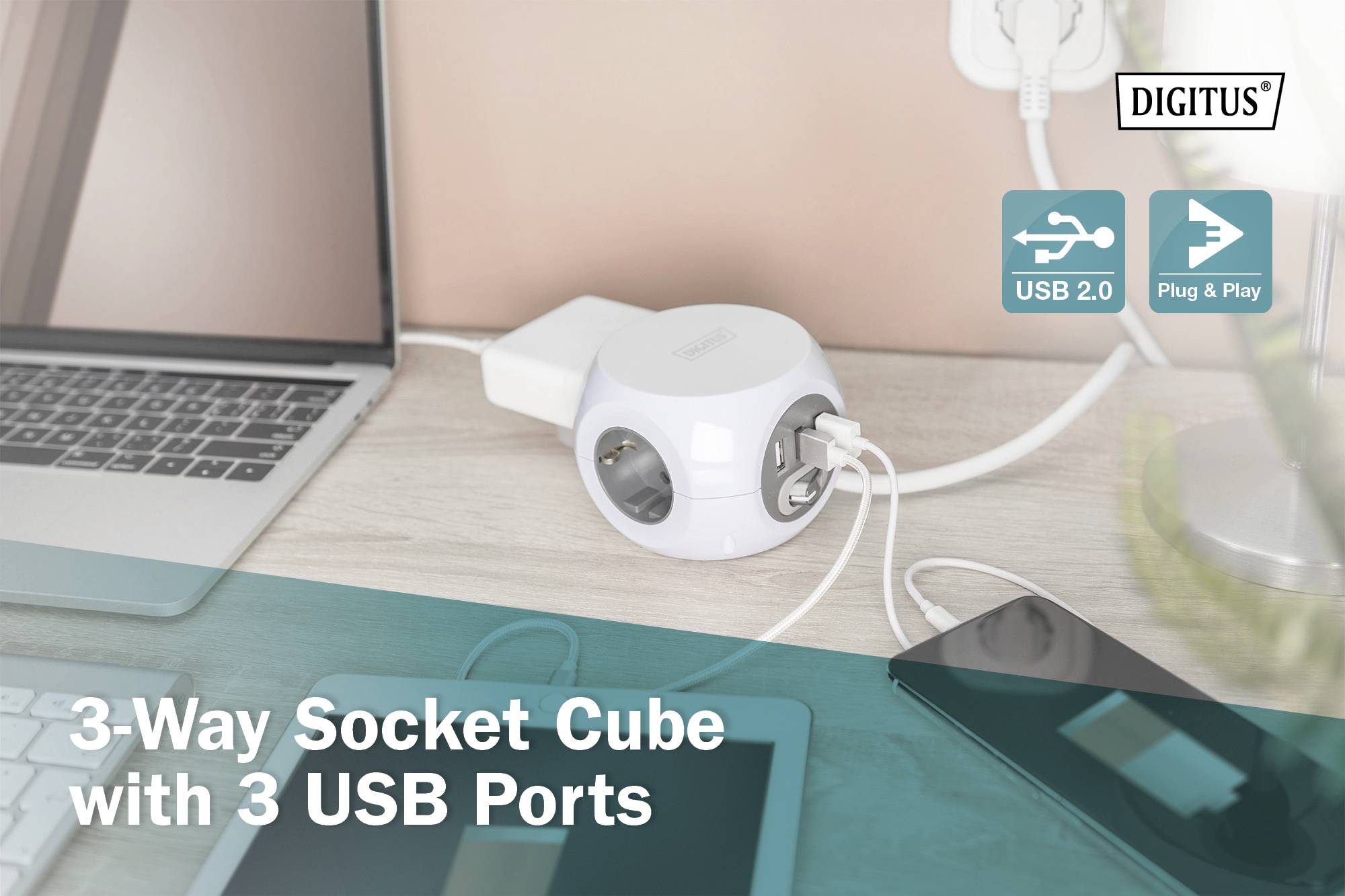 Digitus DA-70623 DA-70623 Steckdosenleiste