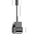 Digitus USB-Kabel USB-C® Stecker, USB-A Buchse 0.15m Schwarz DB-300315-001-S