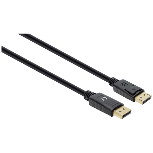Manhattan DisplayPort Anschlusskabel DisplayPort Stecker, DisplayPort Stecker 2.00 m Schwarz 355575