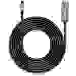 Câble de raccordement Manhattan DisplayPort / USB-C® Fiche mâle DisplayPort, USB-C® mâle 3.00 m gris, noir 354851 DisplayPort 1.4