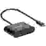 Manhattan USB 2.0 Adapter [1x USB-C® Stecker - 1x HDMI-Buchse, USB-C® Buchse (Power Delivery)] 1534