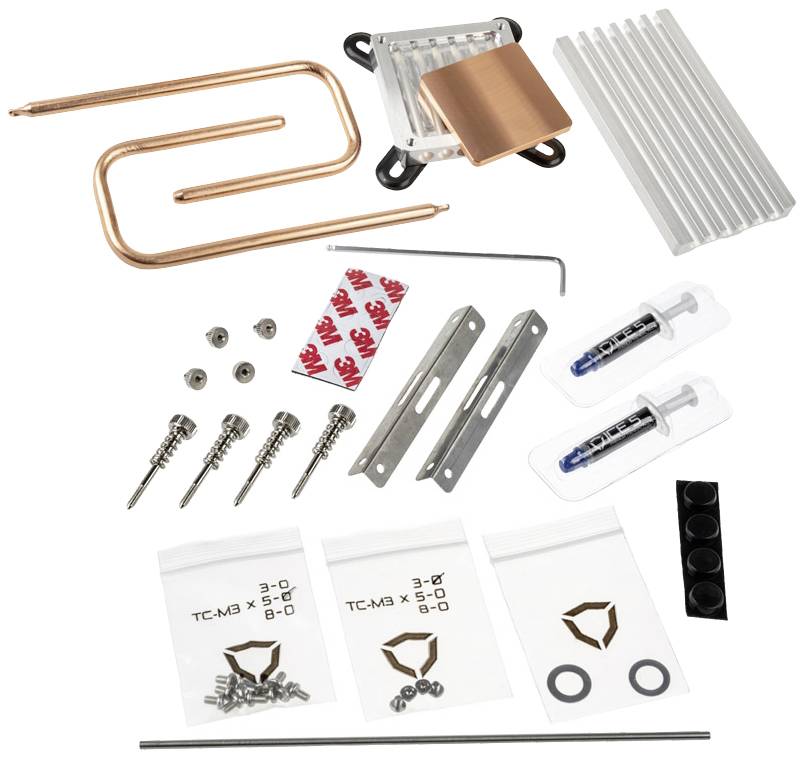 Streacom ST-DB1S Mini-Tower PC-Gehäuse Schwarz