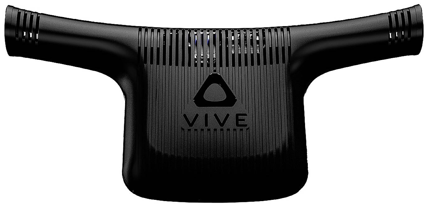 HTC Virtual Reality Brille VIVE Pro 2 Full Kit + Wireless Kit Schwarz (matt), Schwarz/Blau inkl. Controller, mit integriertem