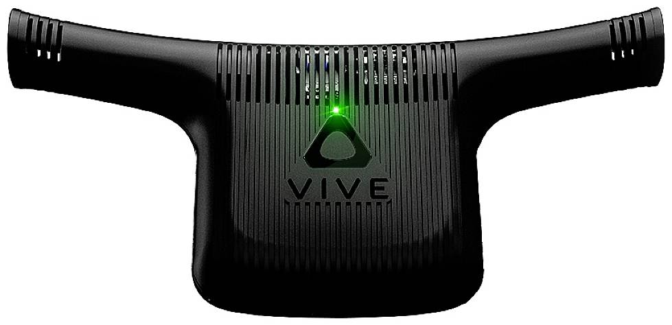 HTC Virtual Reality Brille VIVE Pro 2 Full Kit + Wireless Kit Schwarz (matt), Schwarz/Blau inkl. Controller, mit integriertem