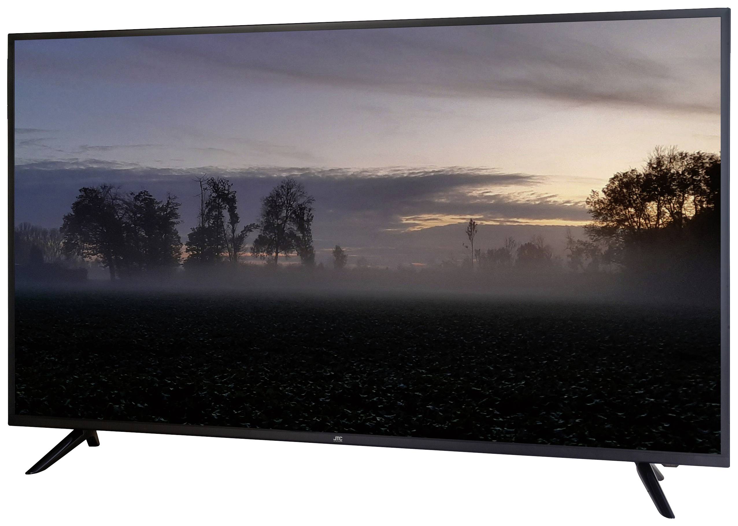 JTC S55U55349J LED-TV 139cm 55 Zoll EEK G (A - G) DVB-T2, DVB-C, DVB-S, UHD, Smart TV, WLAN, CI+ Schwarz