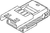 Molex Stiftgehäuse-Kabel 521160340
