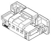 Molex Buchsengehäuse-Kabel 5601230602