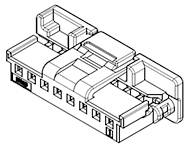 Molex Buchsengehäuse-Kabel 5601230802