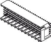 Molex Stiftgehäuse-Platine 736431200