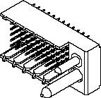 Molex Stiftgehäuse-Platine 736440205