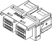 Molex Einbau-Buchsenleiste (Standard) 768671012 1St.