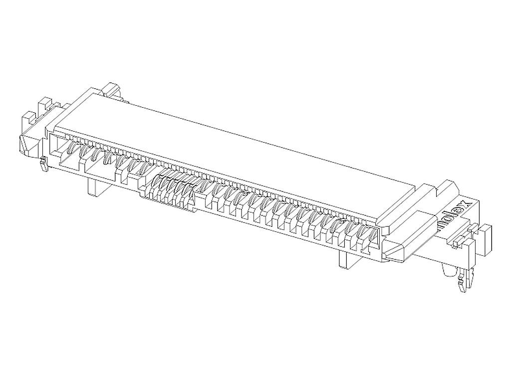 Molex Einbau-Buchsenleiste (Standard) 787760001