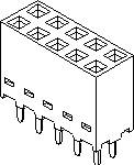 Molex Buchsengehäuse-Platine 901512214