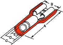 Molex 190020002 Flachsteckhülse