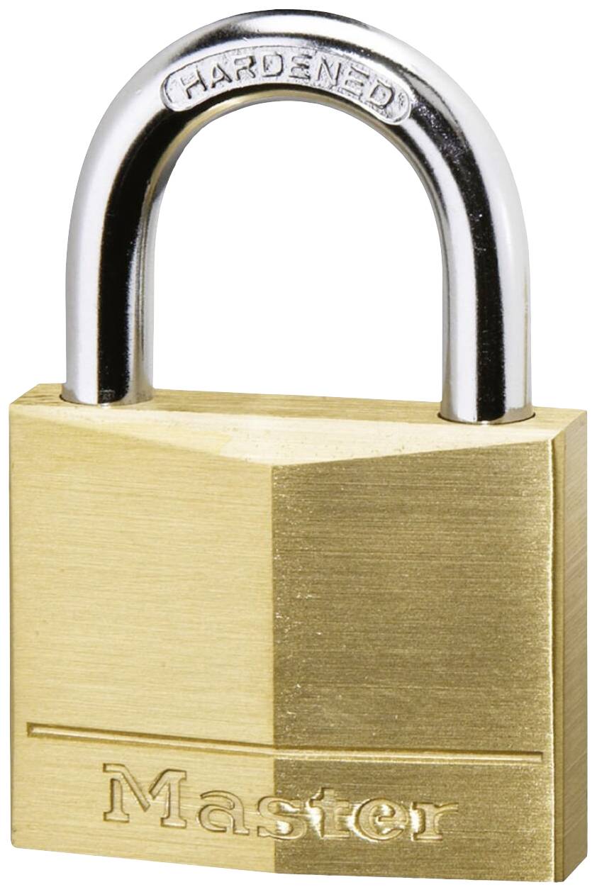 Master Lock P22214 Vorhängeschloss gleichschließend Gold, Silber Schlüsselschloss