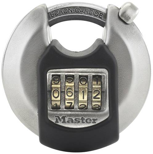 Master Lock P23615 Vorhängeschloss Silber, Schwarz
