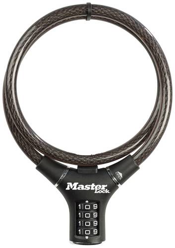 Master Lock 8229EURDPRO Kabelschloss Schwarz Zahlenschloss
