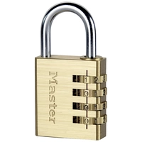 Master Lock P44298 Vorhängeschloss Gold, Silber Zahlenschloss Master Lock P44298 Vorhängeschloss Gold, Silber Zahlenschloss