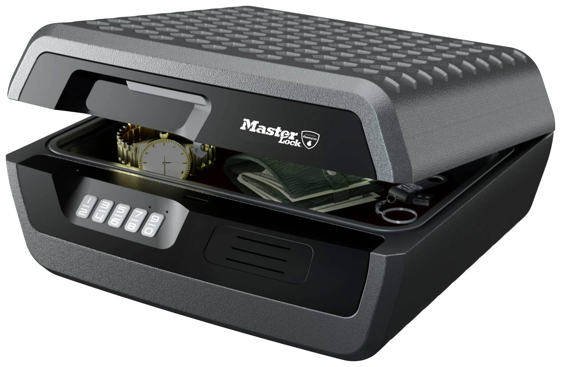 Master Lock P56069 CHW30300EURHRO Feuerschutztresor Zahlenschloss