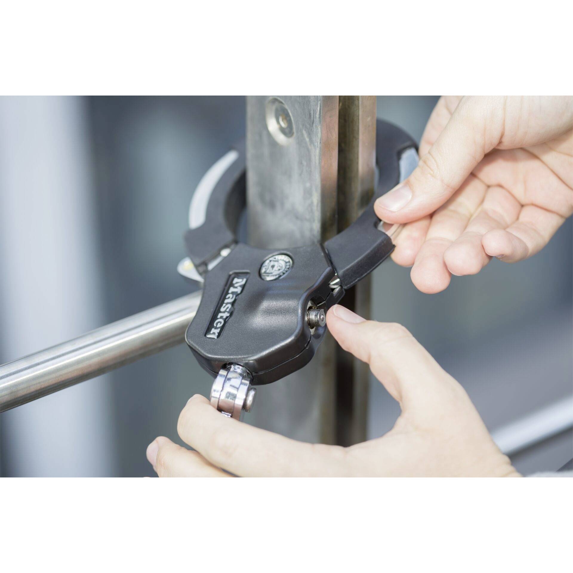 Master Lock 8290EURDPRO Rahmenschloss Schwarz, Silber Schlüsselschloss